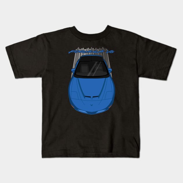 Pontiac Firebird Formula 4thgen 1993-1997 - Blue Kids T-Shirt by V8social